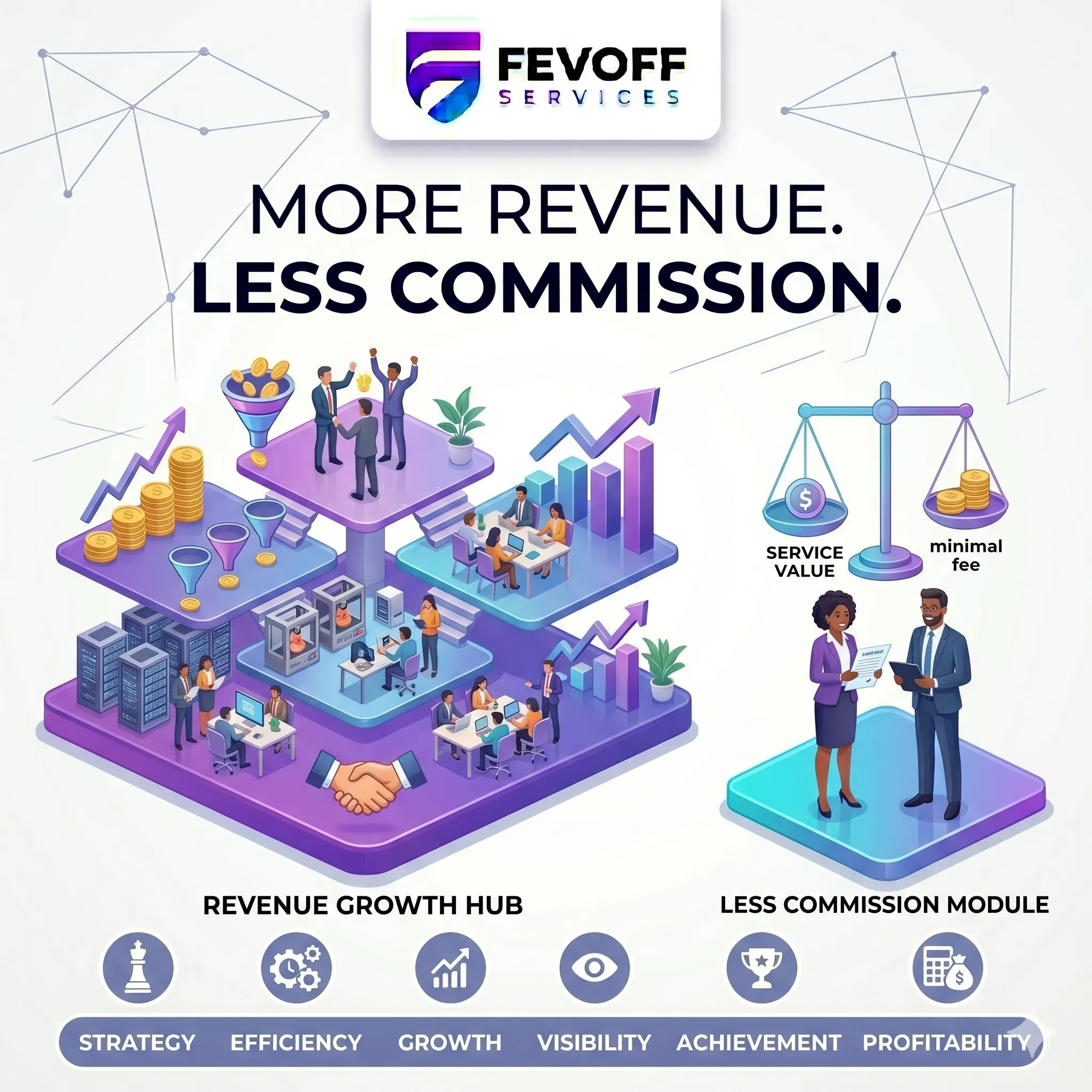 More Revenue. Less Commission.
